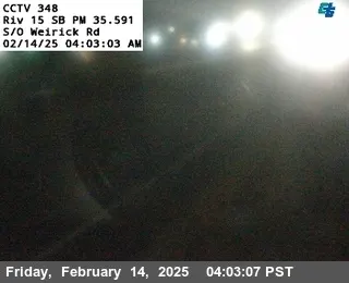 Live view of I-15 : (348) South of Werick Road I-15 : (348) South of Werick Road, California live camera view on VolveVision
