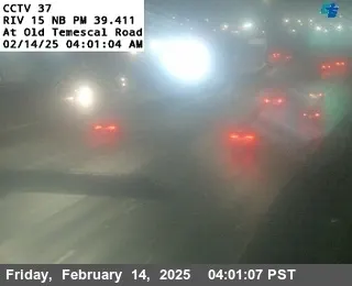 Live view of I-15 : (37) Old Temescal Road I-15 : (37) Old Temescal Road, California live camera view on VolveVision