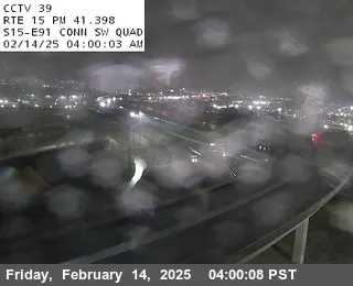 Live view of I-15 : (39) SR-91 Connector SW Quad I-15 : (39) SR-91 Connector SW Quad, California live camera view on VolveVision