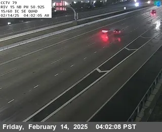 Live view of I-15 : (79) SR-60 SE Quad I-15 : (79) SR-60 SE Quad, California live camera view on VolveVision