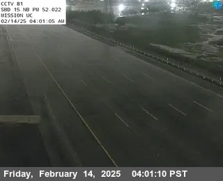Live view of I-15 : (81) Mission Blvd. UC I-15 : (81) Mission Blvd. UC, California live camera view on VolveVision