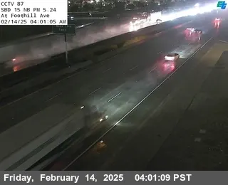 Live view of I-15 : (87) Foothill Blvd. I-15 : (87) Foothill Blvd, California live camera view on VolveVision