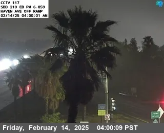 I-210 : (117) Haven, California live camera view on VolveVision