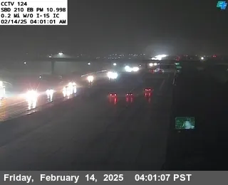 I-210 : (124) 0.2 Miles East of I-15, California live camera view on VolveVision
