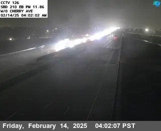 I-210 : (126) Cherry Avenue, California live camera view on VolveVision