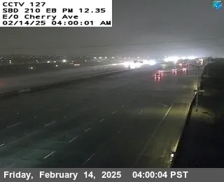 I-210 : (127) East of Cherry Avenue, California live camera view on VolveVision
