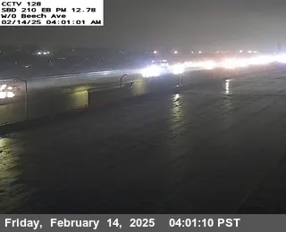 I-210 : (128) West of Beech, California live camera view on VolveVision