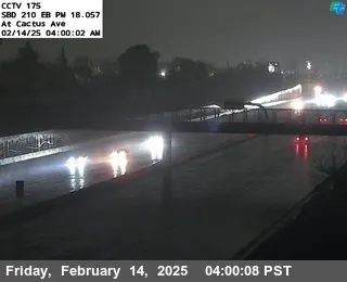 I-210 : (175) East of Cactus, California live camera view on VolveVision