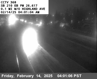 Live view of I-210 : (368) West of Highland Avenue I-210 : (368) West of Highland Avenue, California live camera view on VolveVision
