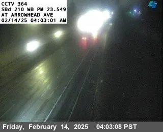 Vista en directo de I-210: (364) Arrowhead Ave Vista en vivo de I-210: (364) Arrowhead Ave, California en VolveVision