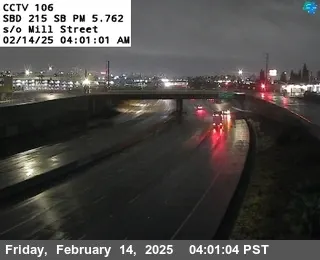I-215 : (106) South Of Mill, California live camera view on VolveVision