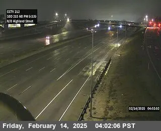 Vista en vivo de I-215 : (212) N de Highland, California en VolveVision