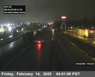 I-215 : (223) Onramp University Parkway, California live camera view on VolveVision