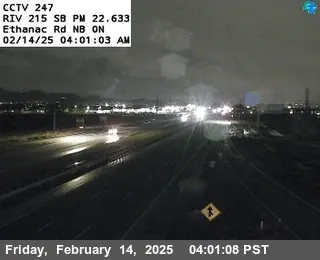 I-215 : (247) South of Ethanac Road, California live camera view on VolveVision