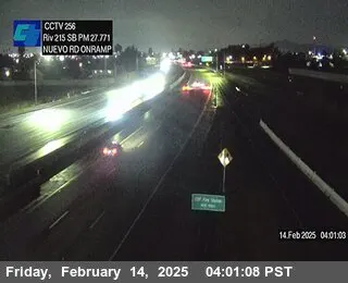 I-215 : (256) Nueveo Road Onramp, California live camera view on VolveVision