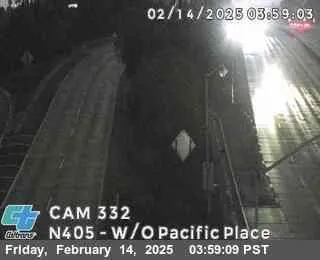 Прямой эфир: I-405 : (332) Западнее Pacific Place Онлайн-камера I-405 : (332) Западнее Pacific Place, Калифорния на VolveVision