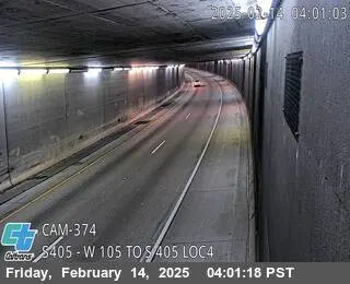 Прямой эфир: I-405 : (374) W 105 НА ЮГ 405 LOC4 Онлайн-камера I-405 : (374) W 105 НА ЮГ 405 LOC4, Калифорния на VolveVision