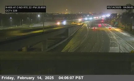 Прямой эфир: I-405 : Севернее RTE 22 Онлайн-камера I-405 : Севернее RTE 22, Калифорния на VolveVision