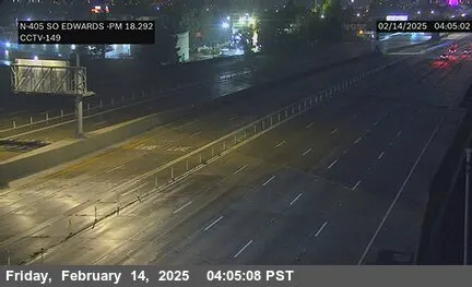 Vista en directo de I-405: Al sur de Edwards Vista en vivo de I-405: Al sur de Edwards, California en VolveVision
