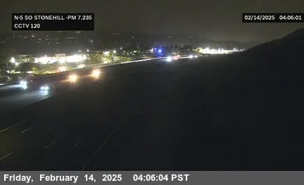 Vista en vivo de I-5 : (120) Sur de Stonehill, California en VolveVision