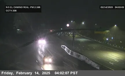 Live view of I-5 : (208) El Camino Real I-5 : (208) El Camino Real, California live camera view on VolveVision