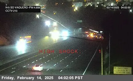 I-5 : (213) South of Avenida Vaquero On, California live camera view on VolveVision