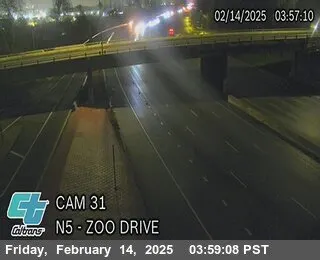 Live view of I-5 : (31) Zoo Drive I-5 : (31) Zoo Drive, California live camera view on VolveVision