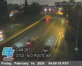 Прямой эфир: I-710 : (267) Север I-405 Онлайн-камера I-710 : (267) Север I-405, Калифорния на VolveVision