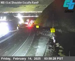 Live view of KER-5-AT TRUCK ESCAPE RAMP (SHOULDER) KER-5-AT TRUCK ESCAPE RAMP (SHOULDER), California live camera view on VolveVision