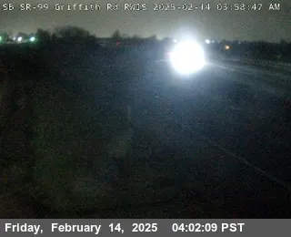 SB SR-99 Griffith Rd RWIS, California live camera view on VolveVision