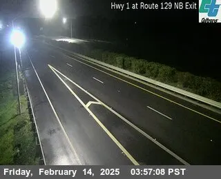 Vista en vivo de Salida norte SR-1 : SR-129, California en VolveVision