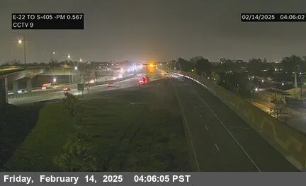 Vista en directo de SR-22: (9) Sur de 405 Vista en vivo de SR-22: (9) Sur de 405, California en VolveVision