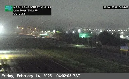 SR-241 : 40 Meters South of Lake Forestreet Drive Undercross, California live camera view on VolveVision