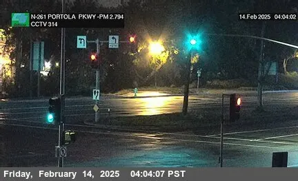 SR-261 : 80 Meters South of Portola Parkway (West) Overcross, California live camera view on VolveVision