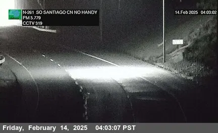 Live view of SR-261 : SO Santiago Cyn Rd SR-261 : SO Santiago Cyn Rd, California live camera view on VolveVision