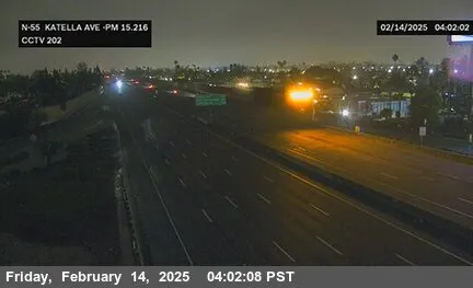 Live view of Traffic Cam SR-55 (202) Katella Avenue Traffic Cam SR-55 (202) Katella Avenue, California live camera view on VolveVision