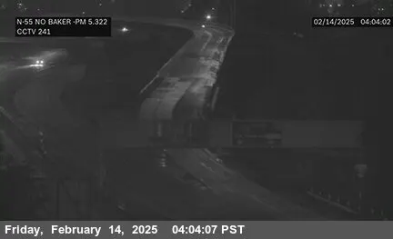 SR-55 : (241) North of Baker Street, California live camera view on VolveVision