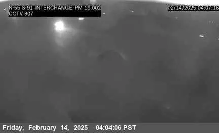 SR-55 : (907) NB SR-55 at SR-91 Interchange, California live camera view on VolveVision