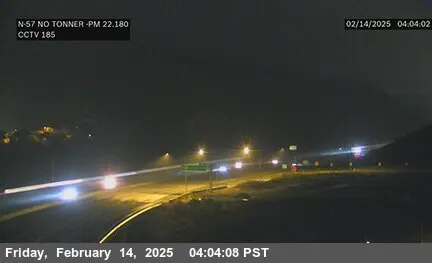 Live view of SR-57 : (185) North of Tonner Canyon Road SR-57 : (185) North of Tonner Canyon Road, California live camera view on VolveVision
