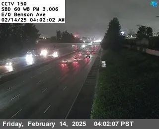 SR-60 : (150) East of Benson Avenue, California live camera view on VolveVision