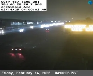 SR-60 : (157) Archibald Avenue, California live camera view on VolveVision