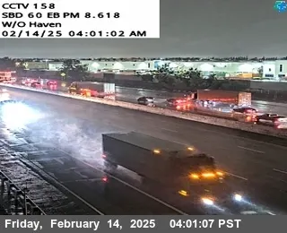 SR-60 : (158) West of Haven Avenue, California live camera view on VolveVision