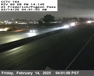 SR-60 : (164) Frederick / Pigeon Pass Road, California live camera view on VolveVision