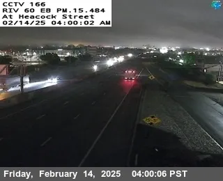 SR-60 : (166) Heacock, California live camera view on VolveVision