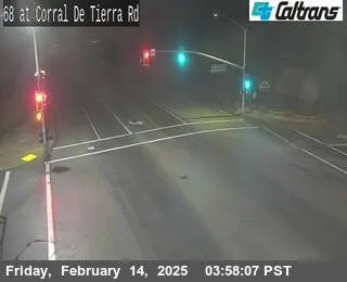 Vista en directo de SR-68 : Camino Corral de Tierra Vista en vivo de SR-68 : Camino Corral de Tierra, California en VolveVision