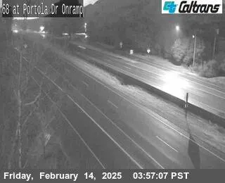 Vista en directo de SR-68 : Portola Drive Vista en vivo de SR-68 : Portola Drive, California en VolveVision