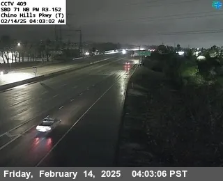 Live view of SR-71 : (409) Chino Hills Parkway (T) SR-71 : (409) Chino Hills Parkway (T), California live camera view on VolveVision