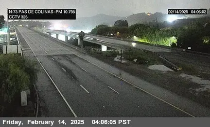 Live view of SR-73 : (323) North of Paseo De Colinas Undercross SR-73 : (323) North of Paseo De Colinas Undercross, California live camera view on VolveVision