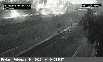 Live view of SR-73 : (328) North of La Paz Road Undercross SR-73 : (328) North of La Paz Road Undercross, California live camera view on VolveVision