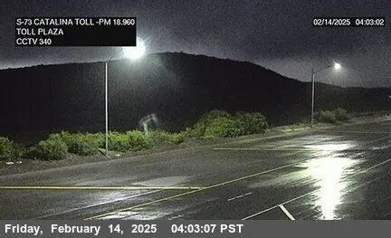 Live view of SR-73 : (340) Catalina View Toll Plaza SR-73 : (340) Catalina View Toll Plaza, California live camera view on VolveVision